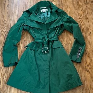 Karen Millen Emerald Belted Trench Coat